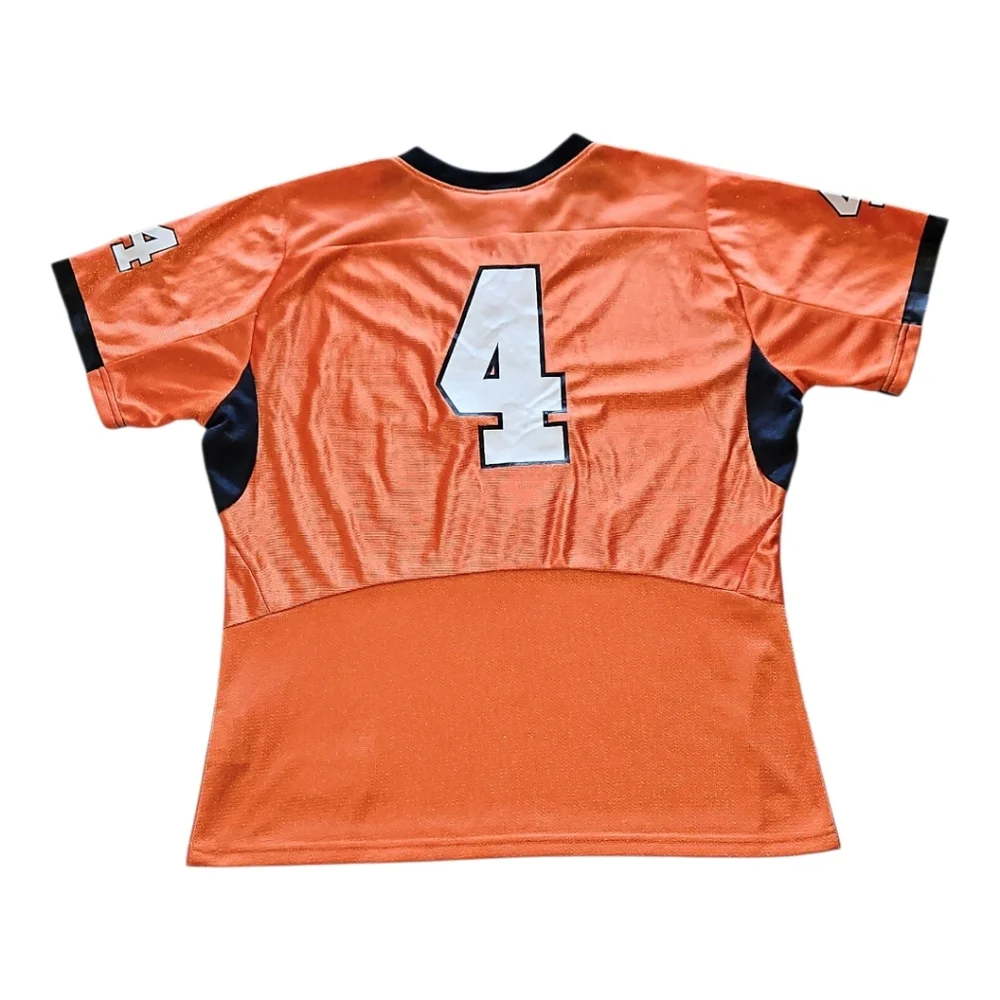 Nike NWT Oklahoma State  Cowboys #4 Jersey, Shirt Top V-neck Girls/Junior L
